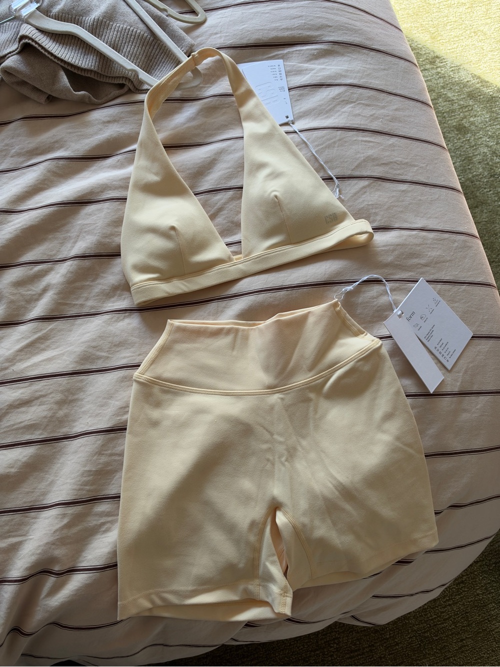 CSB Seamless Workout Set - butter yellow